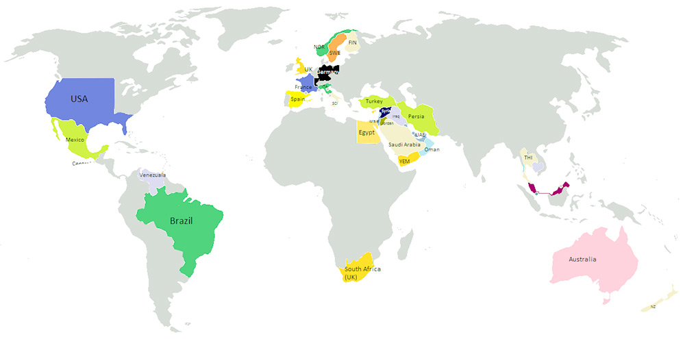 Metal Import Countries